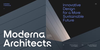 Surgena Font Poster 7