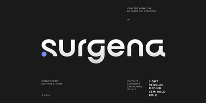 Surgena Font Poster 1