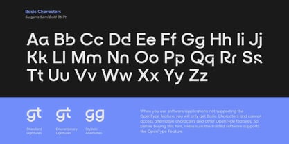 Surgena Font Poster 2