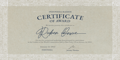 Authorman Font Poster 11