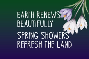 Spring Embrace Font Poster 4