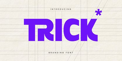 Trick SS Font Poster 1