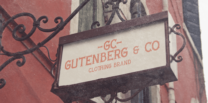 Classic Engrave Font Poster 3