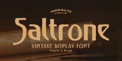 Saltrone Font Poster 1