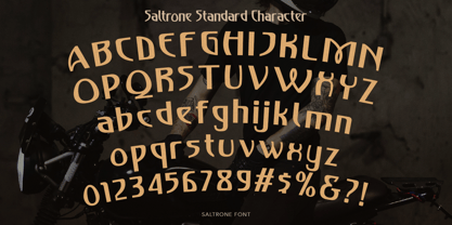 Saltrone Font Poster 3