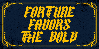 Imperial Black Font Poster 2