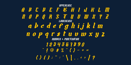 Imperial Black Font Poster 5