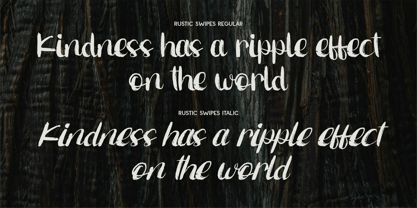 CF Rustic Swipes Font Poster 2