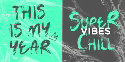 Ink Boy Font Poster 2