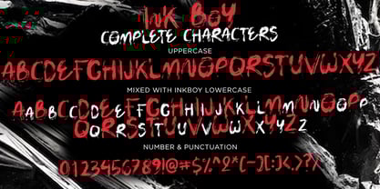 Ink Boy Font Poster 9