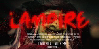 Ink Boy Font Poster 7