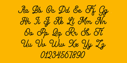 Yoriglo Font Poster 9