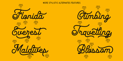 Yoriglo Font Poster 5