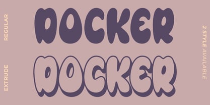 WR Docker Font Poster 2