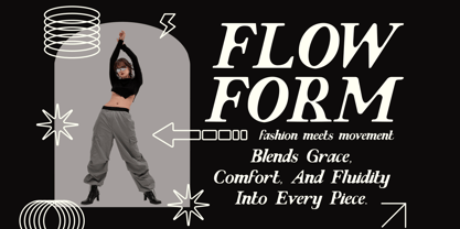 Evoke Italic Font Poster 3