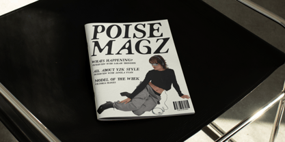 Evoke Italic Font Poster 4