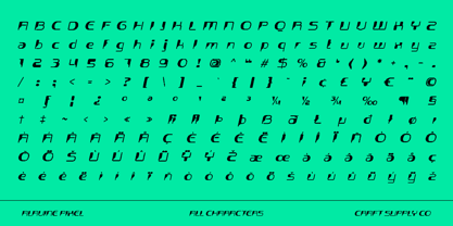 Alavine Pixel Font Poster 6