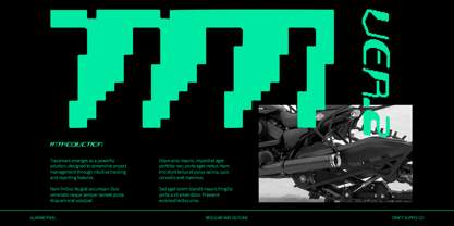 Alavine Pixel Font Poster 3