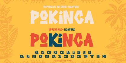 Pokinca Font Poster 9