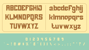 Sansbrow Font Poster 2