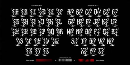 Deadsky Font Poster 14