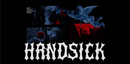 Deadsky Font Poster 3