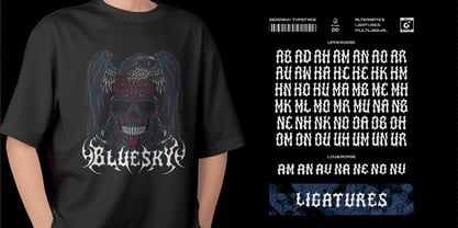 Deadsky Font Poster 15