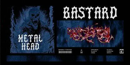 Deadsky Font Poster 2