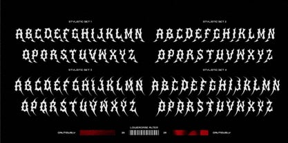 Deadsky Font Poster 12