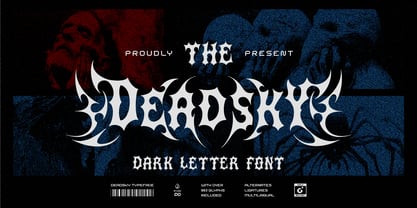 Deadsky Font Poster 1