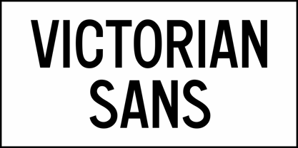 Victorian Sans JNL Font Poster 2