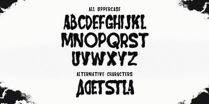 MC Blaked Lion Font Poster 6