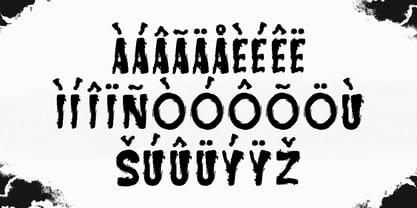 MC Blaked Lion Font Poster 8
