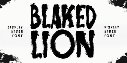 MC Blaked Lion Font Poster 1