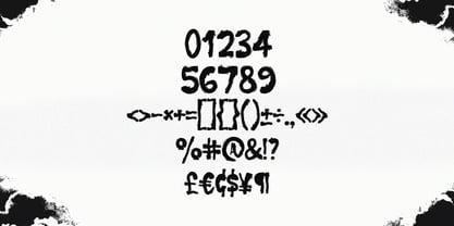 MC Blaked Lion Font Poster 7