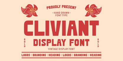 Cliviant Font Poster 1