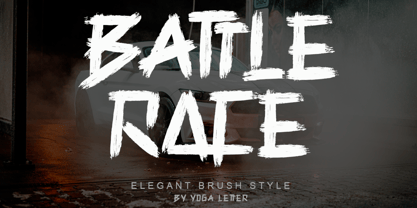 Battle Race Font Poster 1