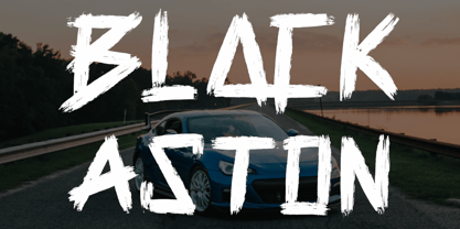 Battle Race Font Poster 3