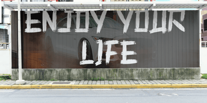 Battle Race Font Poster 2