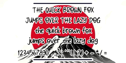 Japan Love Font Poster 4