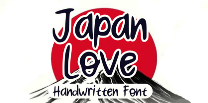 Japan Love Font Poster 1