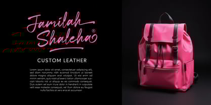 Michelle Patrick Font Poster 2