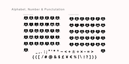 Connected Hearts Font Poster 8