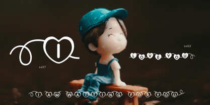 Connected Hearts Font Poster 2