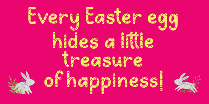 Eggstra Fun Font Poster 6