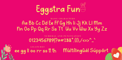 Eggstra Fun Font Poster 9