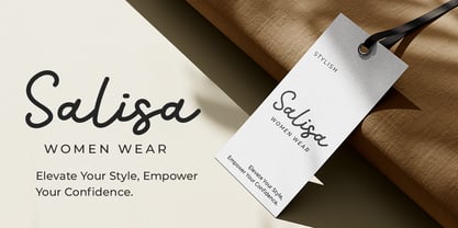 Adellia Badile Font Poster 2