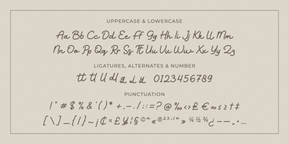 Adellia Badile Font Poster 12