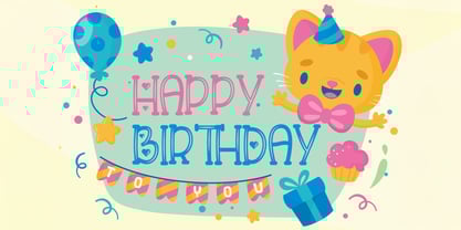 Helloo Kidos Font Poster 2