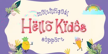 Helloo Kidos Font Poster 6
